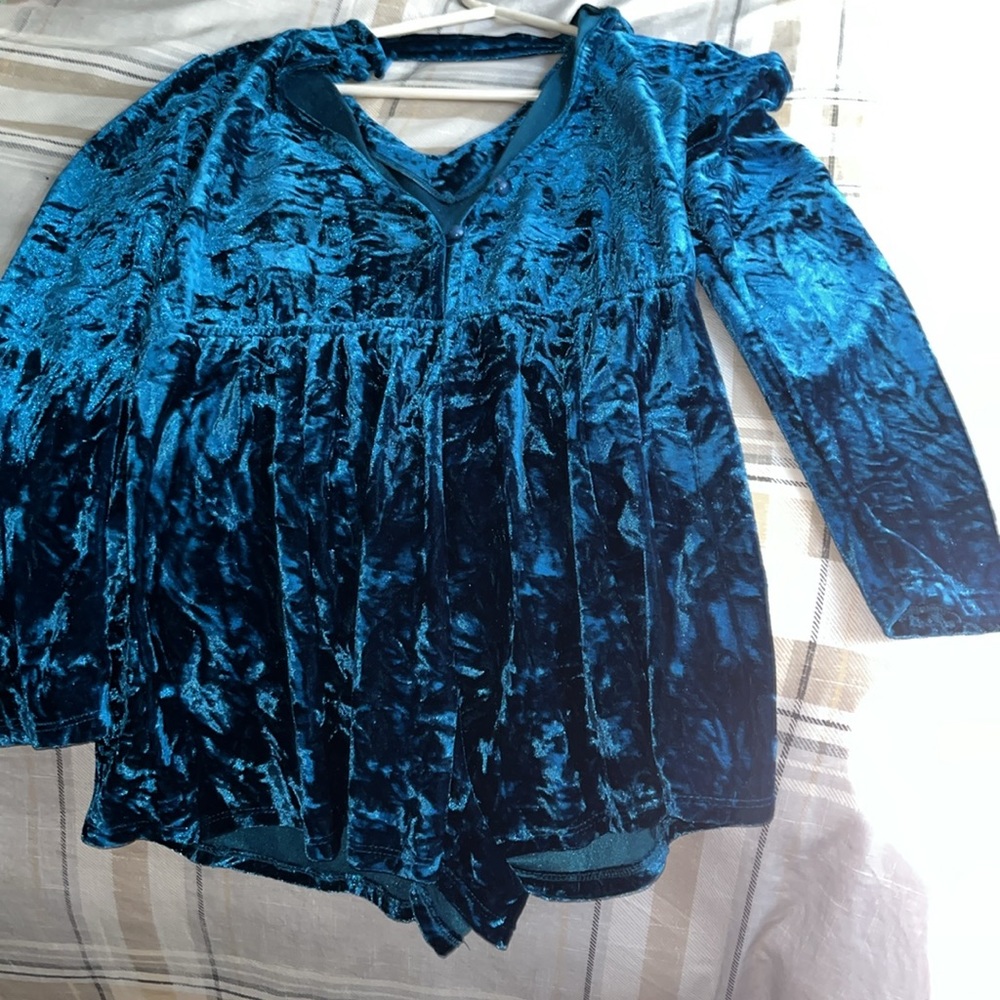 blue romper - Picture 2 of 4